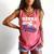 Momma Rookie Of Year 1st Birthday Baseball Theme Matching Comfort Colors Tank Top Watermelon