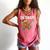 Oh Snap Gingerbreadman Christmas Baseball Humor Comfort Colors Tank Top Watermelon