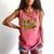 Pat's Pocket Pancakes Baseball Glove Stack Syrup Comfort Colors Tank Top Watermelon