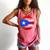 Puerto Rico Baseball Flag Boricua Beisbol Fan Gear Comfort Colors Tank Top Watermelon