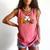 Shamrock Baseball Basketball Football St Patricks Day Comfort Colors Tank Top Watermelon