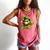 St Patrick’s Day Baseball Shamrock Player Comfort Colors Tank Top Watermelon