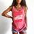 Stealing Hearts Like I Steal Bases Cute Baseball Valentine Comfort Colors Tank Top Watermelon