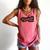 Women's Baseball Softball Baseball Mom Baseball Comfort Colors Tank Top Watermelon