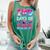 100 Days Of School Baseball Ice Cream Drip For Boys Kid Comfort Colors Tank Top Violet