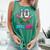 Baseball 10 Year Old Ice Cream Drip 10th Bday Double Digits Comfort Colors Tank Top Violet