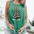 Baseball Christmas Tree Men Boys Youth Santa Sports Comfort Colors Tank Top Violet