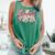 Baseball Mama Lightning Bolt Checkered Varsity Mother's Day Comfort Colors Tank Top Violet