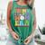 In My Baseball Mom Era Tee Bunny Ears Rabbit Baseball Comfort Colors Tank Top Violet