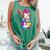 Baseball Snowman Drip Christmas Baseball Boys Men Kids Comfort Colors Tank Top Violet