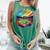 Colorful Baseball Field Home Run Baseball Player Fans Comfort Colors Tank Top Violet