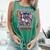 Dominican Puerto Rican Pride Baseball Flag Unity Comfort Colors Tank Top Violet