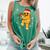 Gingerbread Man Baseball Christmas Comfort Colors Tank Top Violet