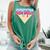 Ice Cream Baseball Cone Dripping Sprinkles Kids Boys Summer Premium Tri-Blend Comfort Colors Tank Top Violet