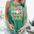 In My Mom Of Ballers Era Groovy Volleyball Baseball Mom Cute Comfort Colors Tank Top Violet
