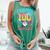 I Survived 100 Days Of School Baseball Drip Students Teacher Comfort Colors Tank Top Violet
