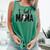 T-Ball Mama Baseball Mama Baseball Mom Comfort Colors Tank Top Violet