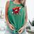 Valentines Day Baseball Dabbing Red Heart Love Boys Comfort Colors Tank Top Violet