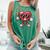 Valentines Day Heart Playing Baseball Boys Men Kids Girls Comfort Colors Tank Top Violet