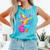 67 Baseball Dabbing Banana 6 7 Dripping Ice Cream Meme Comfort Colors Tank Top Light Green