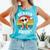 67 Days Of School Bruh Teacher Kids Dabbing Baseball Comfort Colors Tank Top Light Green
