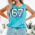 67 Sports Meme – Baseball Number 6 7 Comfort Colors Tank Top Light Green 67 Sports Meme – Baseball Number 6 7 Comfort Colors Tank Top Light Green