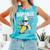 Banana Baseball Drip Kids Youth Boys Girls Sport Teens Comfort Colors Tank Top Light Green