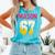 Baseball 6 7 Ice Cream Drip Number 67 Six Seven Meme Comfort Colors Tank Top Light Green