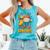 Baseball Banana Sports Drip Art For Kids Comfort Colors Tank Top Light Green Baseball Banana Sports Drip Art For Kids Comfort Colors Tank Top Light Green