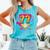 Baseball Drip Jersey Number 77 For Players & 77th Birthday Comfort Colors Tank Top Light Green Baseball Drip Jersey Number 77 For Players & 77th Birthday Comfort Colors Tank Top Light Green