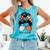 Baseball Mom Basketball Mom Of Both Messy Bun Mother's Day Comfort Colors Tank Top Light Green Baseball Mom Basketball Mom Of Both Messy Bun Mother's Day Comfort Colors Tank Top Light Green