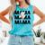 Baseball Mom Game Day Baseball Season Gameday Sports Mama Comfort Colors Tank Top Light Green