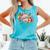 Baseball Mom With Garden Flowers Comfort Colors Tank Top Light Green Baseball Mom With Garden Flowers Comfort Colors Tank Top Light Green