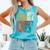 Baseball Player Collage Men Kids Coach Youth Boys Comfort Colors Tank Top Light Green