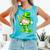 Baseball Player Ice Cream Drip Shamrocks St Patrick's Day Comfort Colors Tank Top Light Green Baseball Player Ice Cream Drip Shamrocks St Patrick's Day Comfort Colors Tank Top Light Green