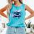 Baseball Sons Baseball Moms Squad Comfort Colors Tank Top Light Green