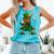 Baseball St Patricks Day Leprechaun Boys Girls Men Women Comfort Colors Tank Top Light Green