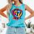 Baseball Stuff Six Seven 67 Ice Cream Drip 6 7 Baseball Kids Comfort Colors Tank Top Light Green