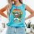 Baseball History Month For Boys Comfort Colors Tank Top Light Green