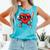 Baseball Valentines Day Heart Boys Sports Love Comfort Colors Tank Top Light Green Baseball Valentines Day Heart Boys Sports Love Comfort Colors Tank Top Light Green