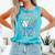 Birthday Boy 12th Birthday Baseball Comfort Colors Tank Top Light Green