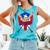 Boricua Puerto Rico Baseball Coqui Frog Pava Hat Fan Comfort Colors Tank Top Light Green