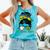 Brazil Baseball Mom Messy Bun Comfort Colors Tank Top Light Green Brazil Baseball Mom Messy Bun Comfort Colors Tank Top Light Green