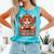 Chinese New Year 2026 Fire Horse Celebration Raglan Baseball Tee Comfort Colors Tank Top Light Green
