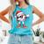 Christmas Baseball Ice Cream Dripping Santa Baseball Drip Comfort Colors Tank Top Light Green Christmas Baseball Ice Cream Dripping Santa Baseball Drip Comfort Colors Tank Top Light Green