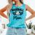 Custom Baseball Mom Number 58 Heart For Mom Comfort Colors Tank Top Light Green Custom Baseball Mom Number 58 Heart For Mom Comfort Colors Tank Top Light Green
