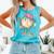 Cute Baseball Ice Cream Drip For Girls & Boys 2 Sides Comfort Colors Tank Top Light Green Cute Baseball Ice Cream Drip For Girls & Boys 2 Sides Comfort Colors Tank Top Light Green