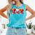 Drip Valentines Day Basketball Baseball Football Boy Men Kid Comfort Colors Tank Top Light Green
