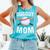 Dugout Mom Baseball Mommy Baseball Mother's Day Comfort Colors Tank Top Light Green Dugout Mom Baseball Mommy Baseball Mother's Day Comfort Colors Tank Top Light Green