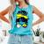 Ecuador Baseball Mom Ecuadorian Baseball Girl Comfort Colors Tank Top Light Green